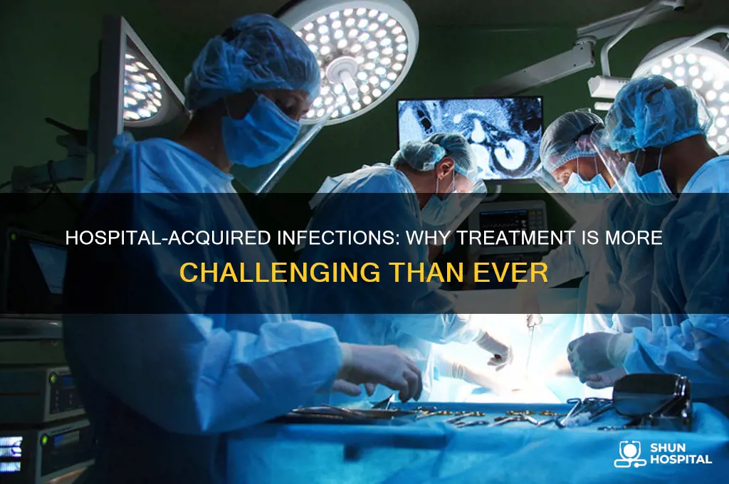 why are hospital-acquired infections more difficult to treat