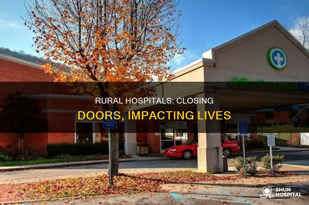 why are hospitals closing in rural areas