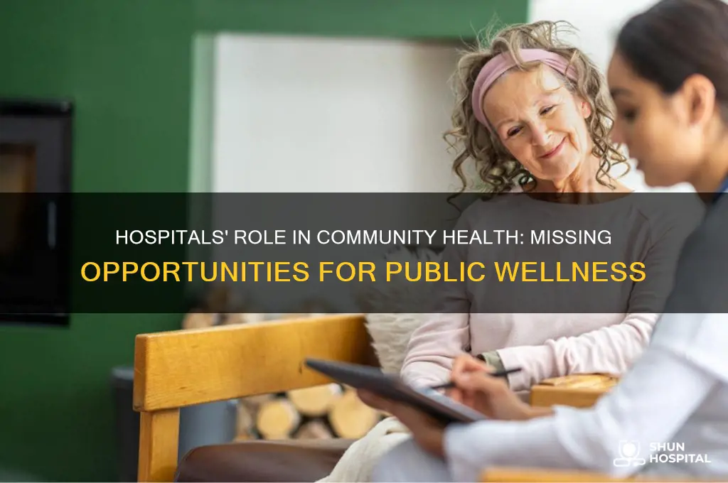 why are hospitals not contributing to community health benefits