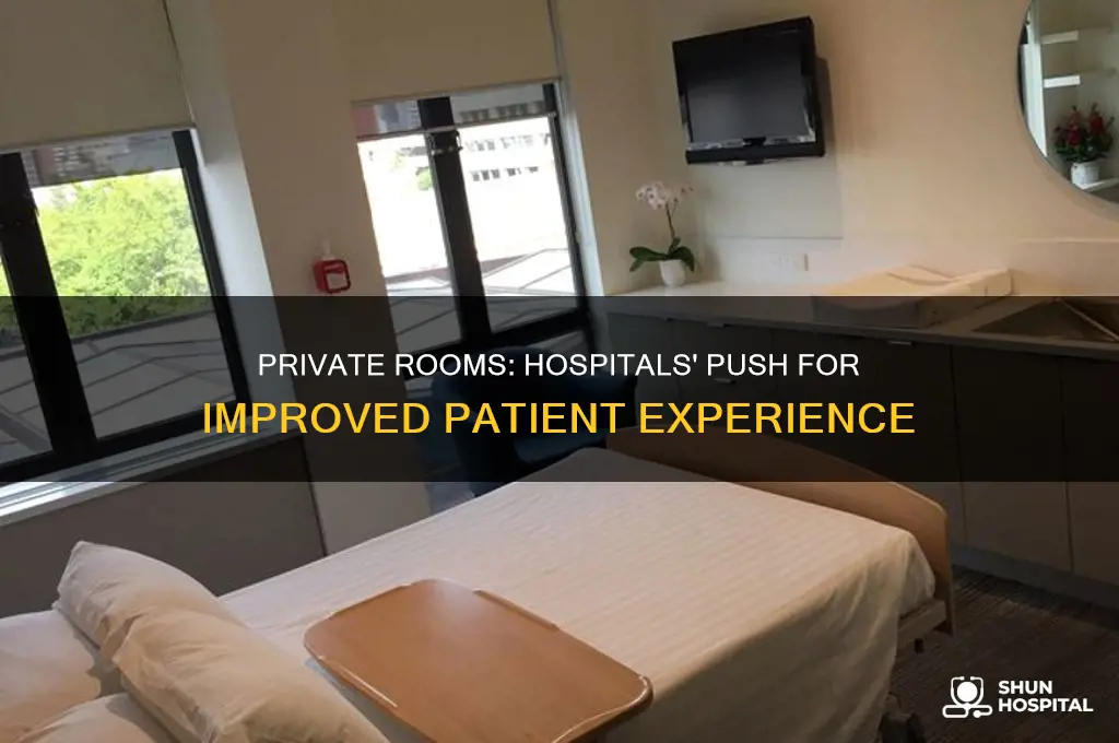 why are hospitals pushing for private rooms