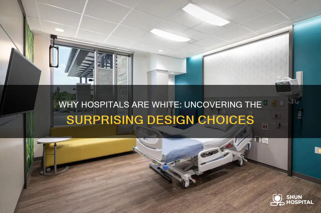 why are hospitals white