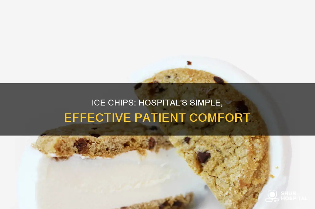 why are ice chips good in hospital