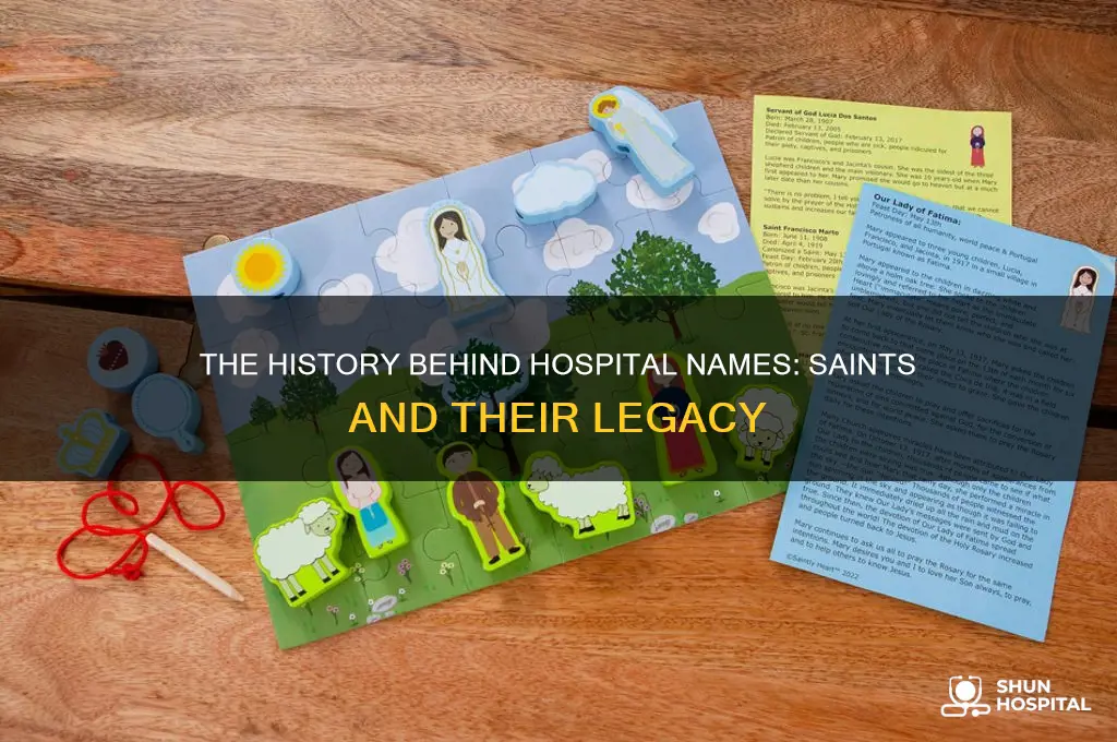 why are most hospitals named after saints