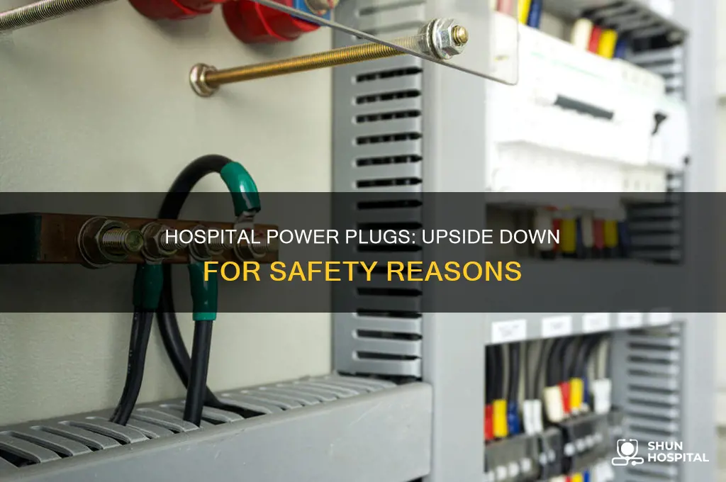 why are plugins at hospitals upside down