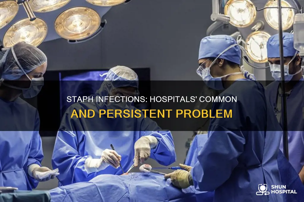why are staph infections common in hospitals
