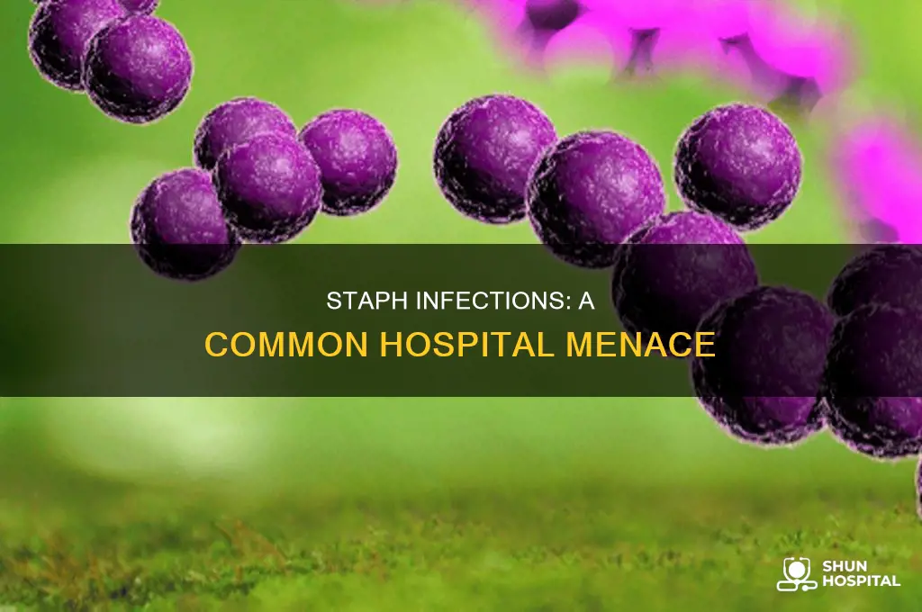 why are staphylococcal infections frequent in hospitals