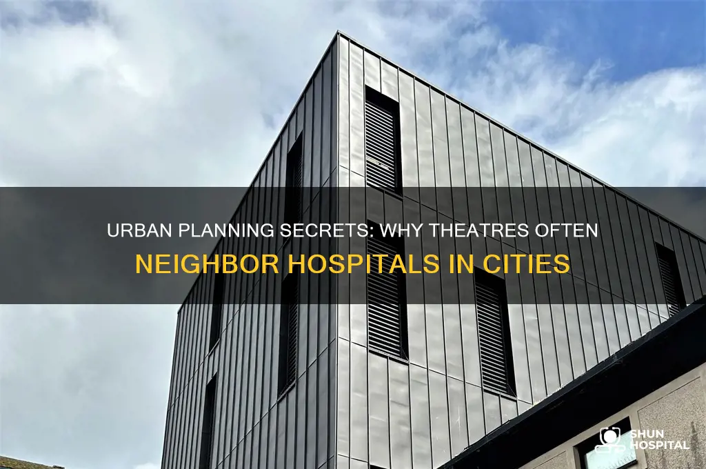 why are theatres built near hospitals in a city