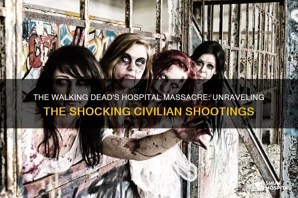 why are they shooting civilians in hospital walking dead