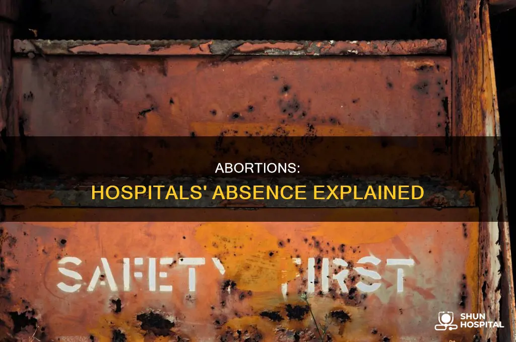 why aren t abortions done in hospitals