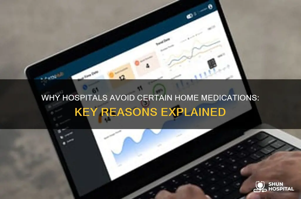 why dare some home medications not presribed in hospital