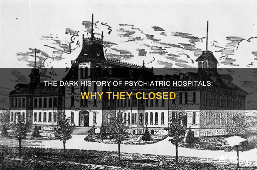 why did all the psychiatric hospitals close