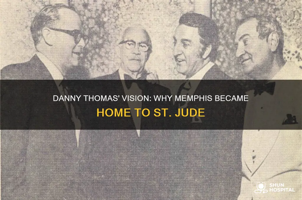 why did danny thomas chose memphis for his hospital