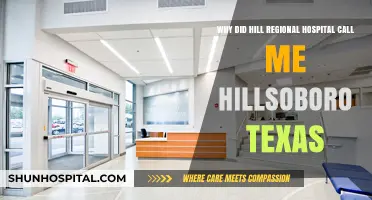 Why Hill Regional Hospital Called Me in Hillsboro, Texas