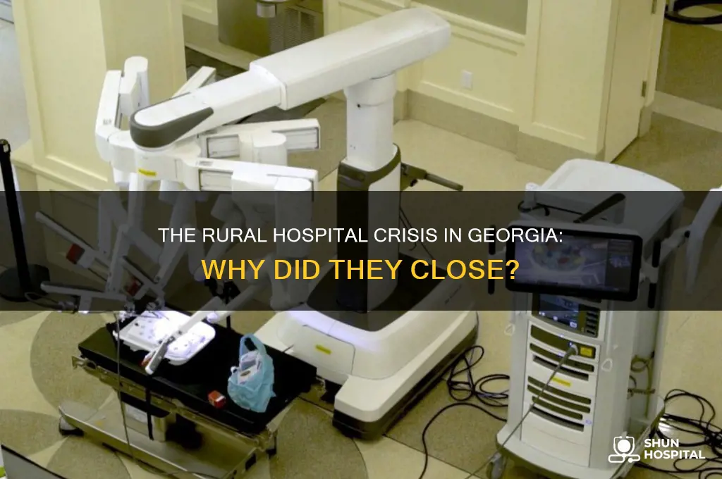 why did rural hospitals in ga close