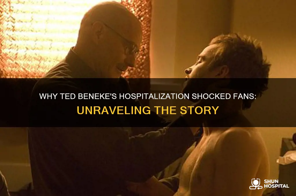 why did ted beneke end up in the hospital