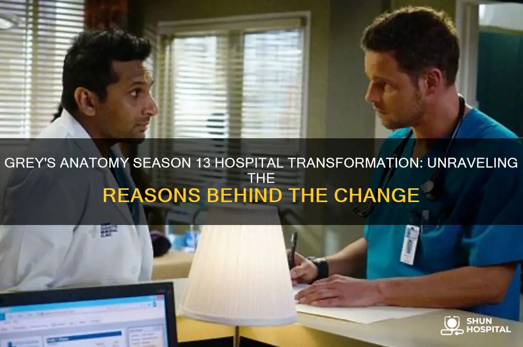 why did the hospital change in grey