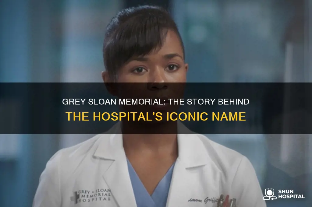 why did they name the hospital grey sloan memorial