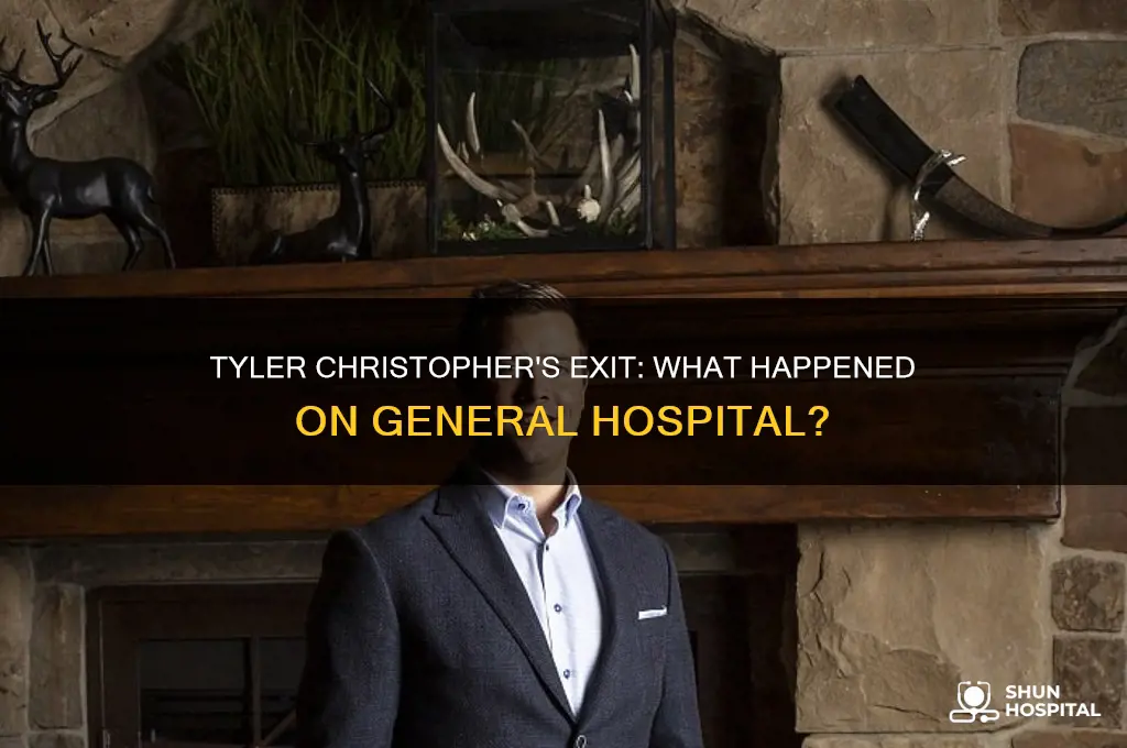 why did tyler christopher leave genneral hospital