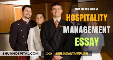 Hospitality Management: My Career, My Passion