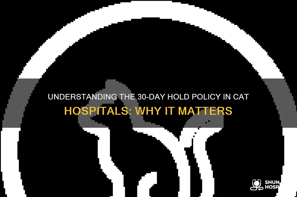 why do cat hospitals hold a cat for 30 days