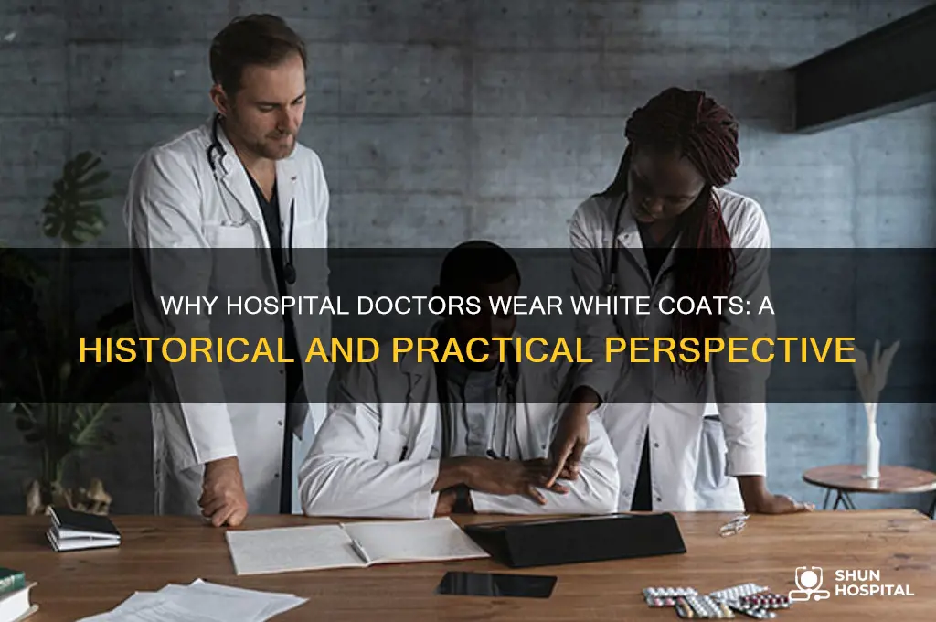 why do hospital doctors wear white coats ncbi nih