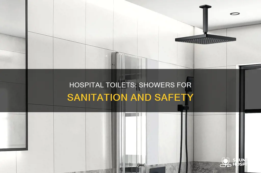 why do hospital toilets have shower heads