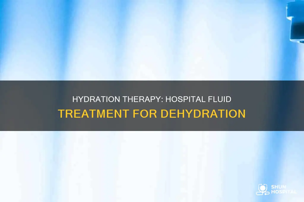 why do hospitals administer fluids for dehydration