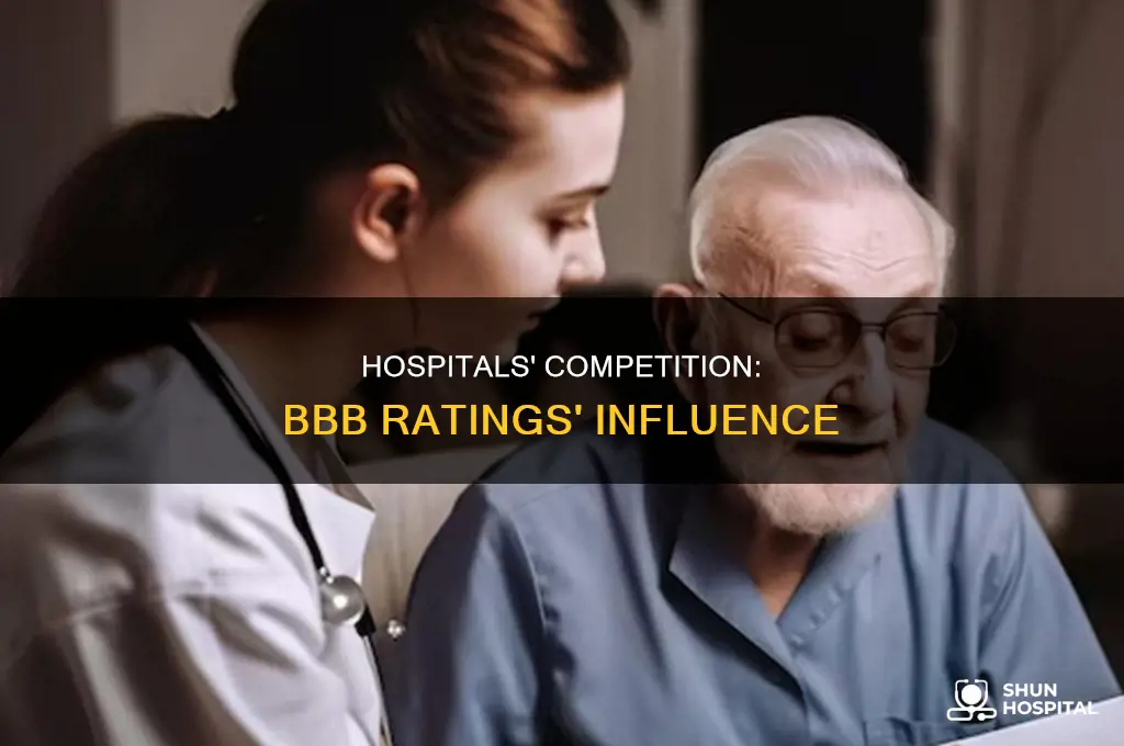 why do hospitals compete against bbb ratings