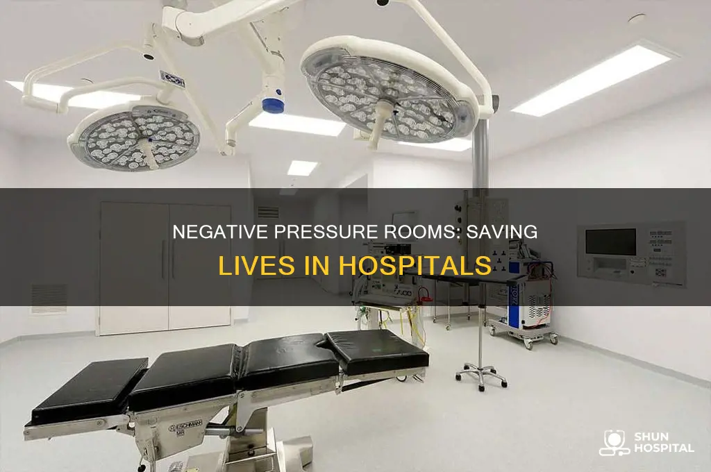 why do hospitals have negative pressure rooms