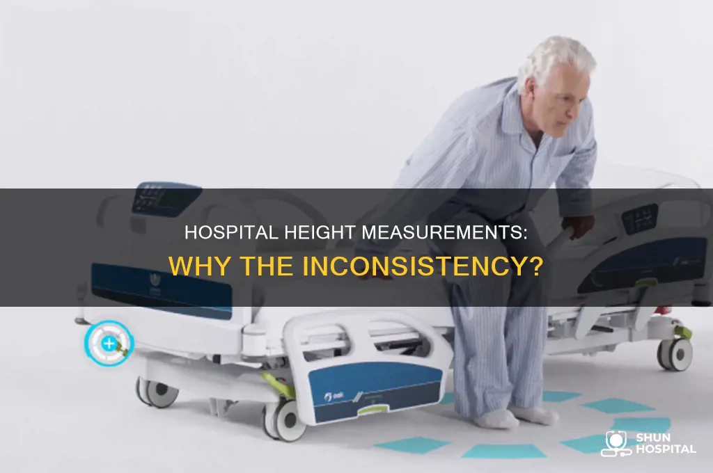 why do hospitals measure my height differently