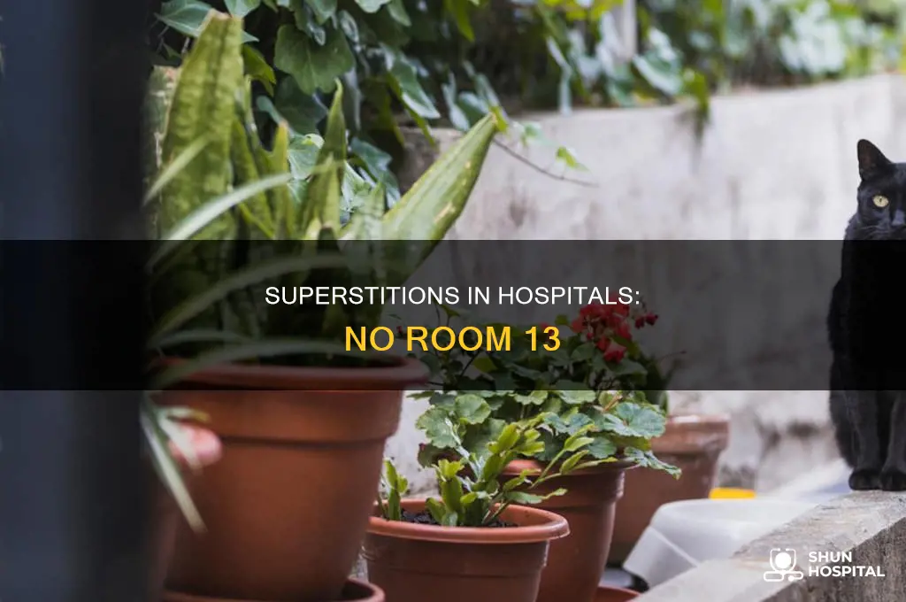 why do hospitals not have room 13