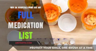 Why Hospitals Print Your Full Medication List: Safety and Coordination