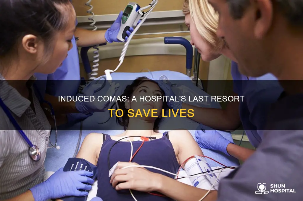 why do hospitals put people in comas