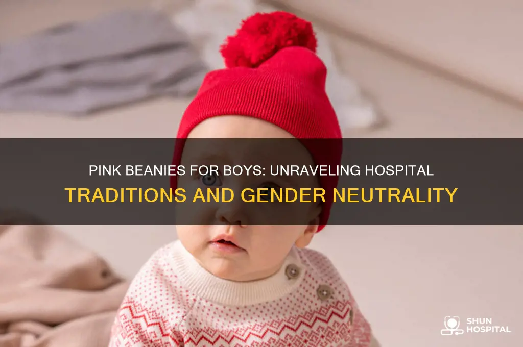 why do hospitals put pink boggins on boy baies