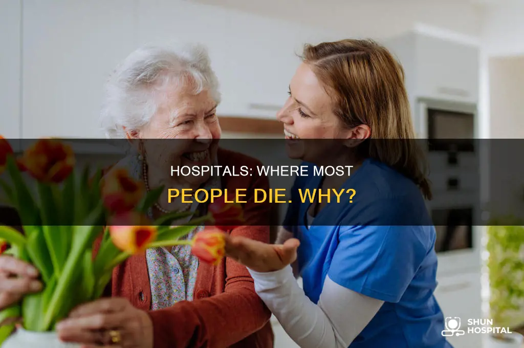why do most people die in hospitals