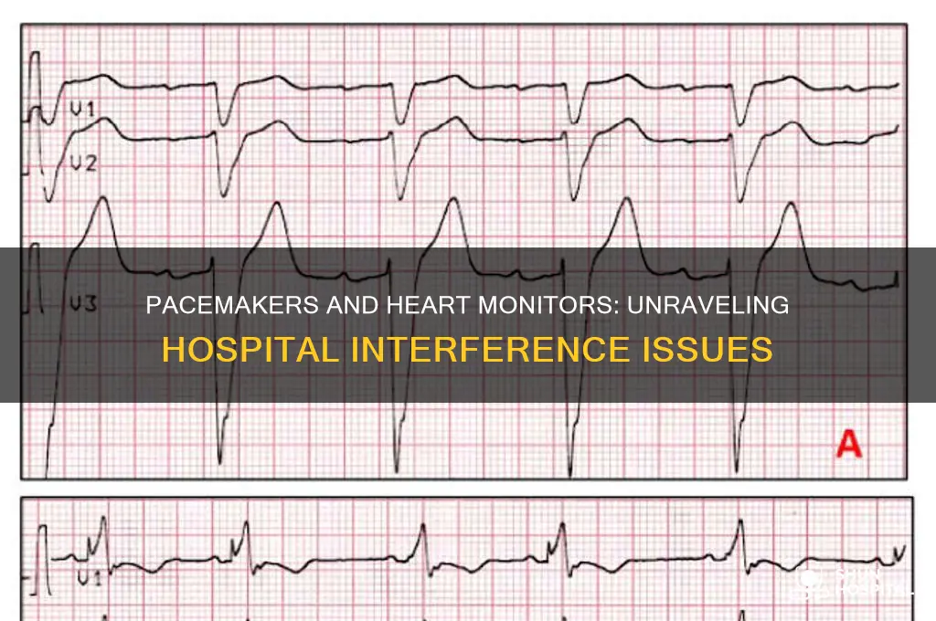 why do pacemakers jack up heart monitors in hospitals
