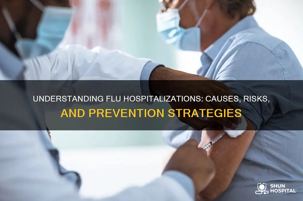 why do people end up hospitalized with the flu