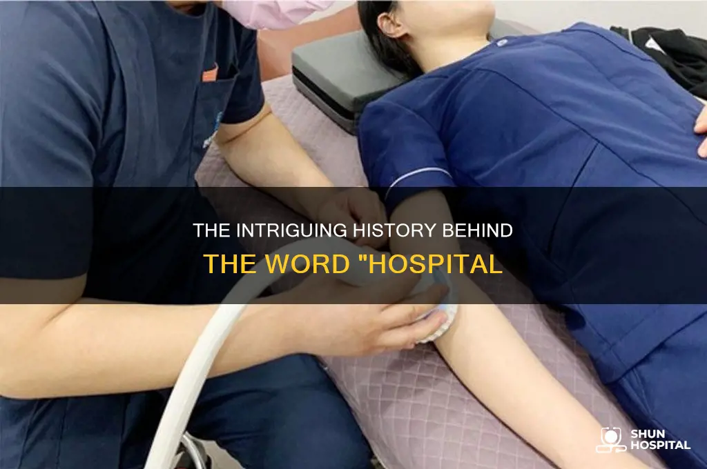 why do people say hospital without the