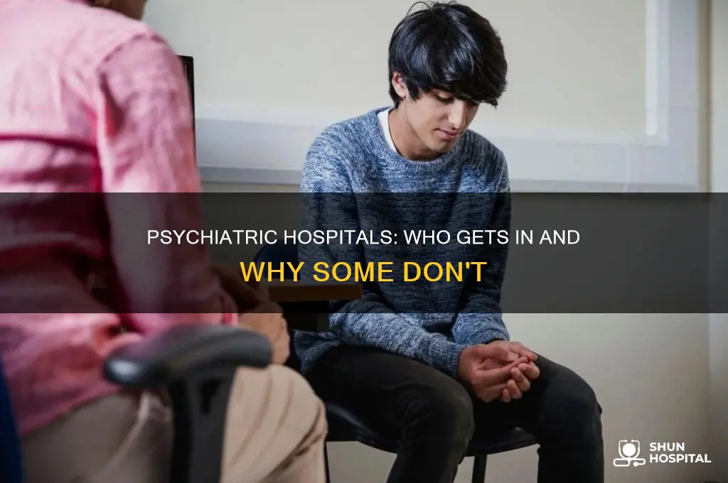 why do psychiatric hospitals deny residential canditates