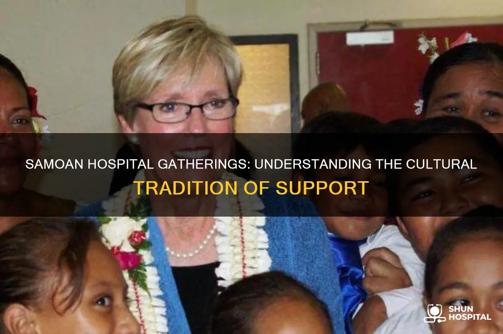 why do samoans all show up at the hospital