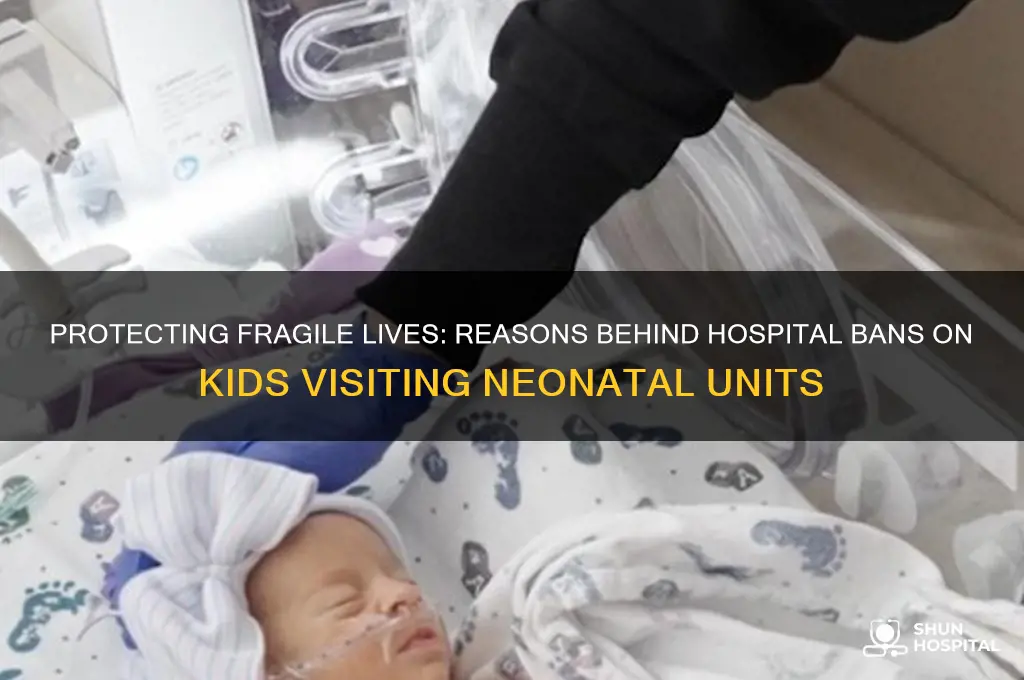 why do some hospitals ban kids visitinf in neonatal