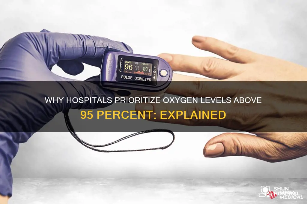 why do the hospitals want your oxygen over 95 percent