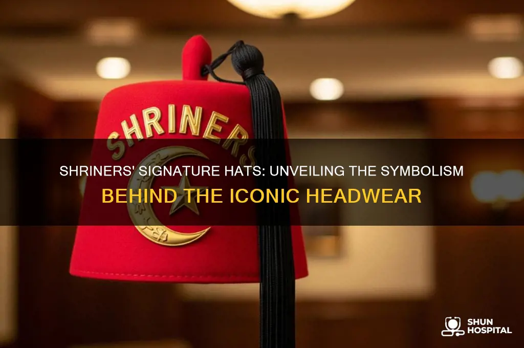 why do they wear those hats at shriners hospital