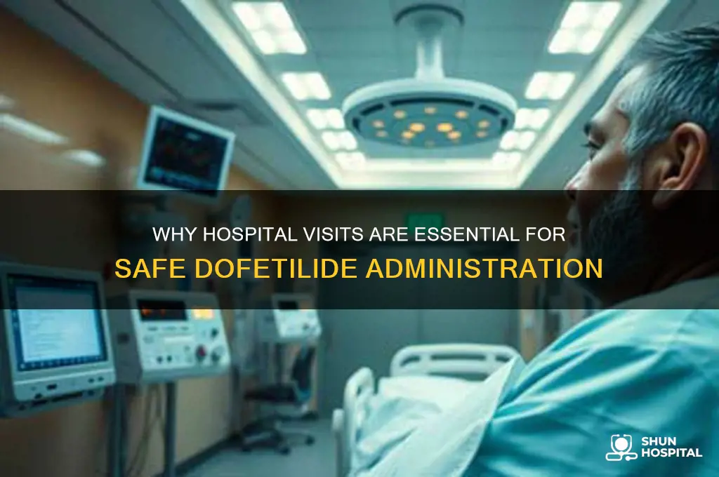why do you have to come to hospital for dofetilide