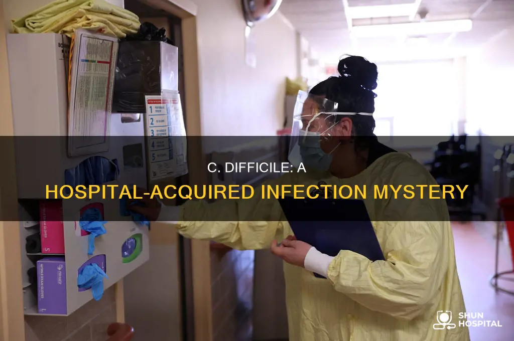 why does c difficile occur in hospitals