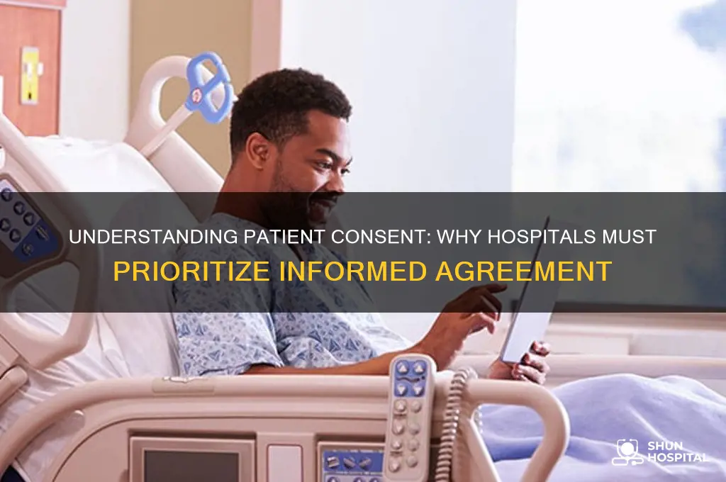 why does hospital need to obtain consent