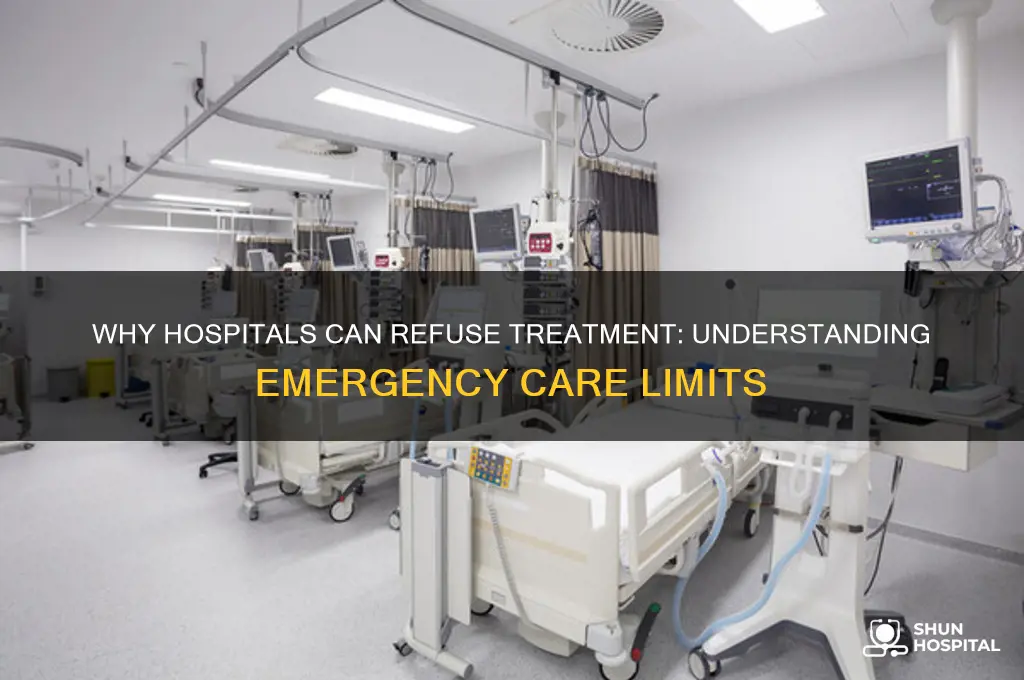 why dont hospitals have to treat you