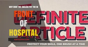 The Missing 'The': Why English Omits It Before 'Hospital