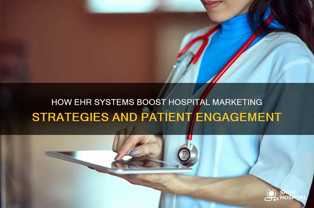 why ehr help marketing in a hospital