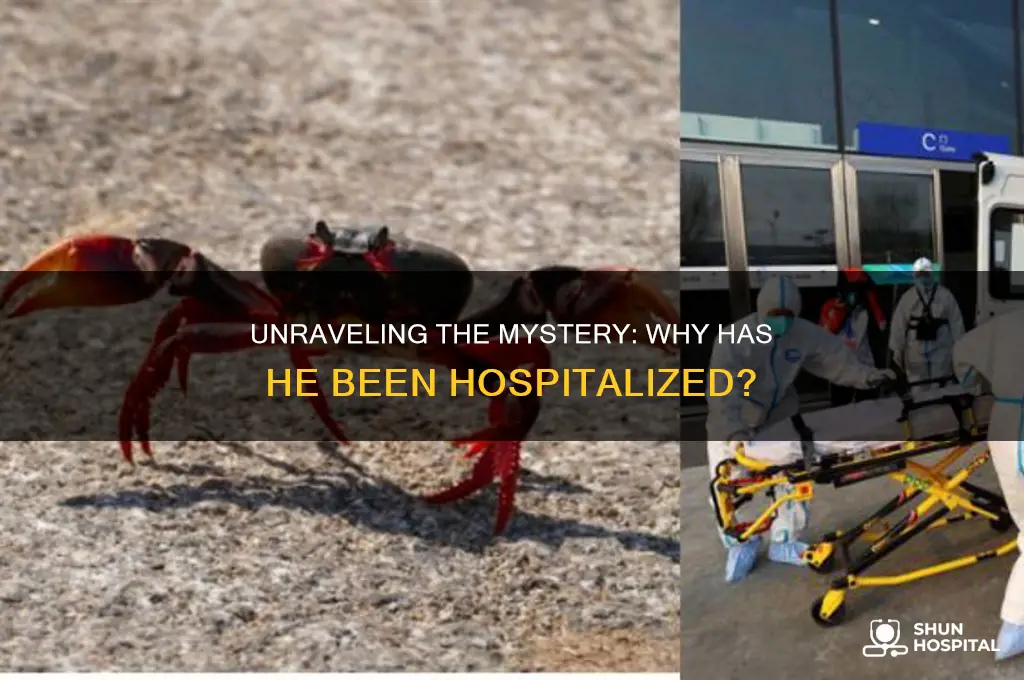 why has he been in the hospital